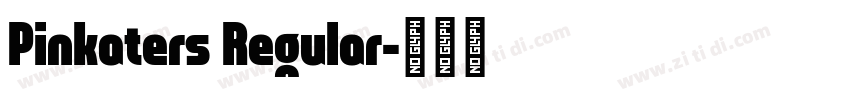 Pinkaters Regular字体转换
